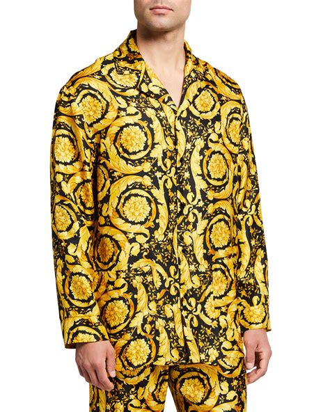 mens versace pajamas